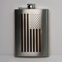 American Flag Flask